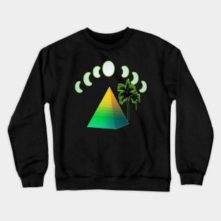 Oasis in the Rainbow Desert Crewneck Sweatshirt